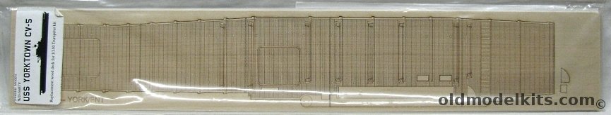 Nautilus Models 1/480 USS Yorktown CV5 USS Enterprise CV-6 Wooden Deck - (Thick) For Revell Kits - Bagged, 480-505 plastic model kit